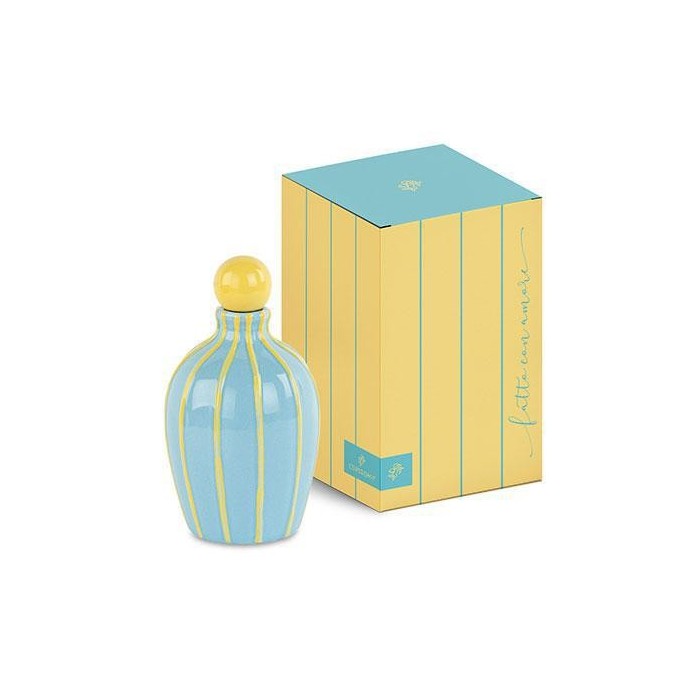 OLIERA A RIGHE D9.5 H16.5 AZZURRO